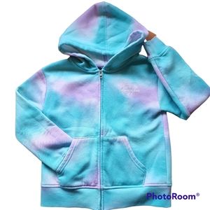 🛍 Girls Calvin Klein zipper fleece Hoodie